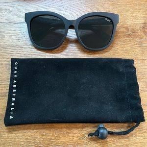 Quay Australia- “It’s My Way” matte black polarized sunglasses